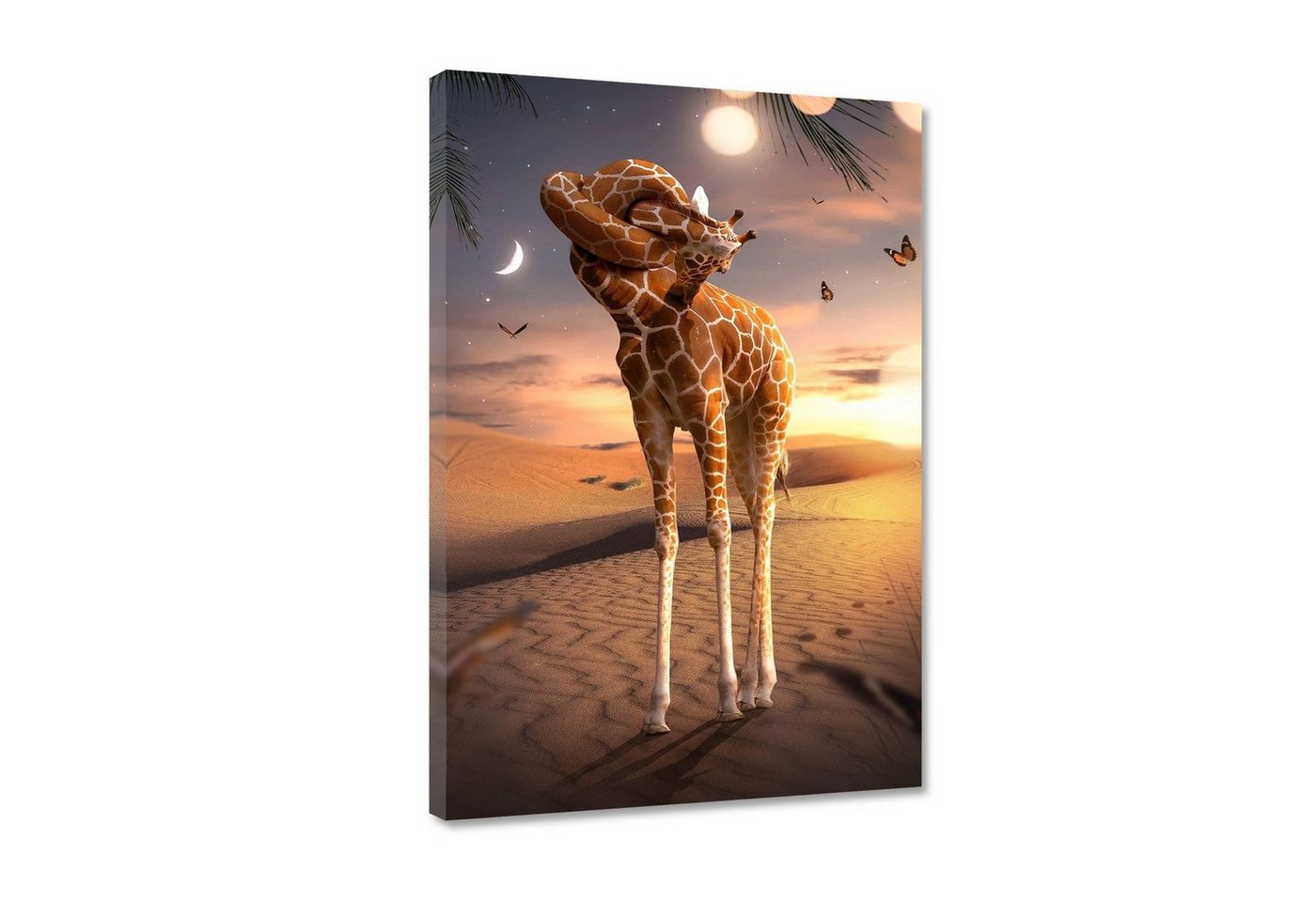 Hustling Sharks Leinwandbild Exklusives Tier-Bild als XXL Leinwandbild "Small Problems", in 7 unterschiedlichen Größen verfügbar von Hustling Sharks