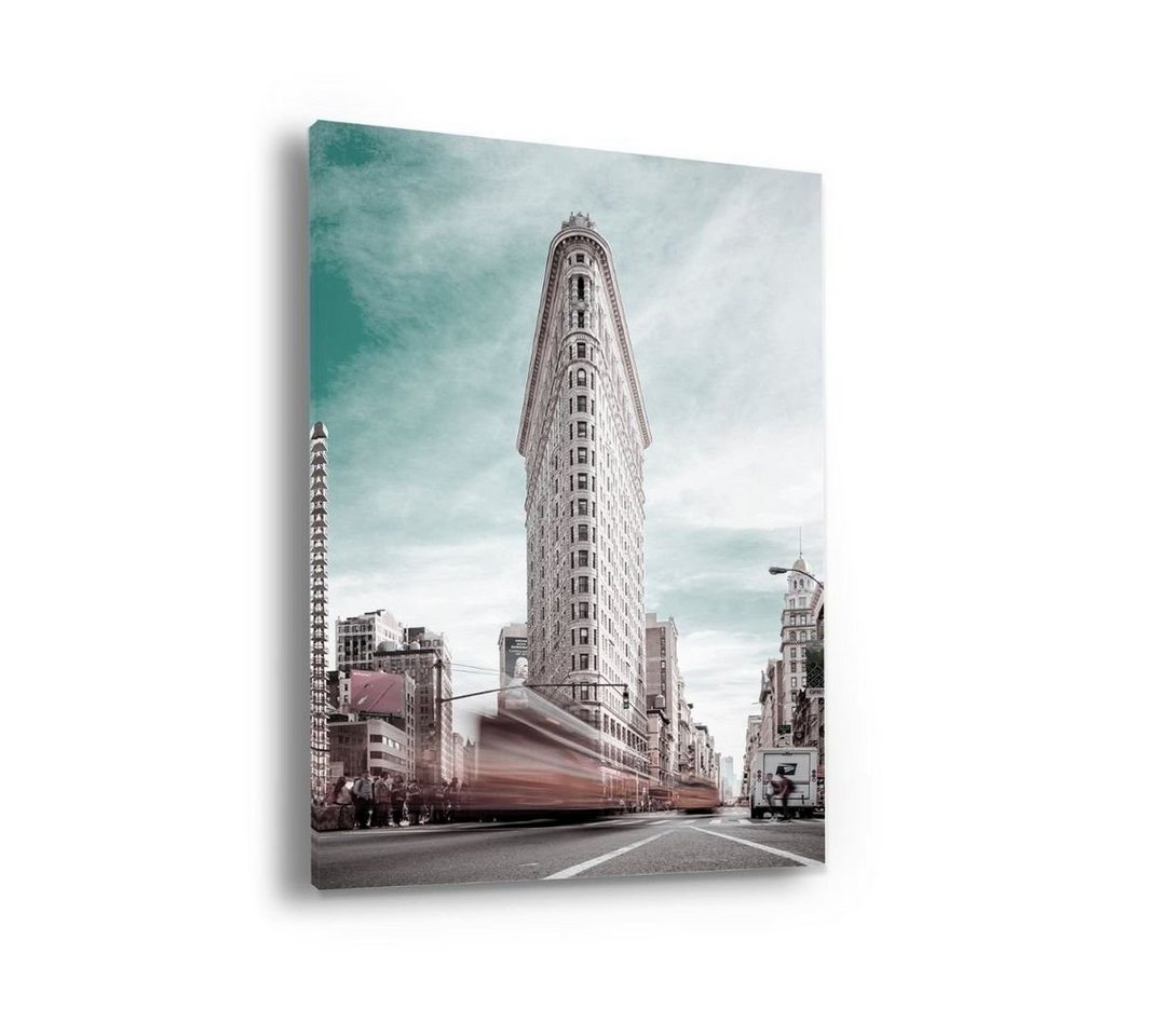 Hustling Sharks Leinwandbild New York Wandbild als Leinwandbild "Flatiron Building", in 7 unterschiedlichen Größen verfügbar von Hustling Sharks