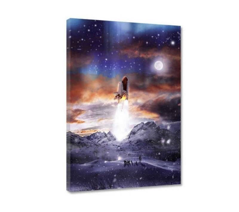Hustling Sharks Leinwandbild Premium Kunstdruck als XXL Leinwandbild "Launch", in 7 unterschiedlichen Größen verfügbar von Hustling Sharks