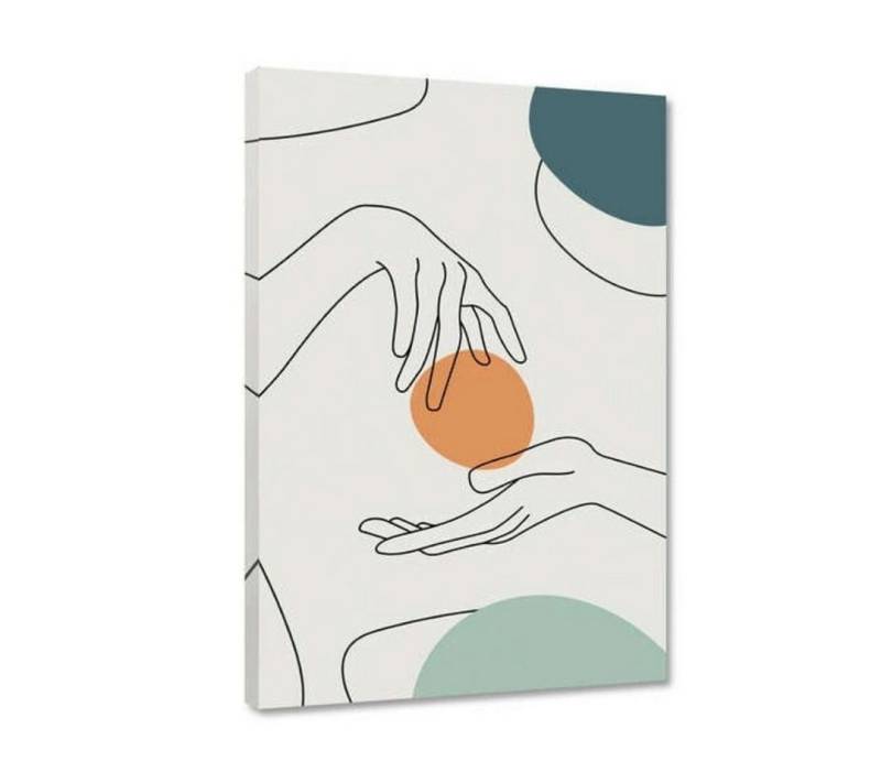 Hustling Sharks Leinwandbild Premium Wandbild als XXL Leinwandbild "Hands", in 7 unterschiedlichen Größen verfügbar von Hustling Sharks