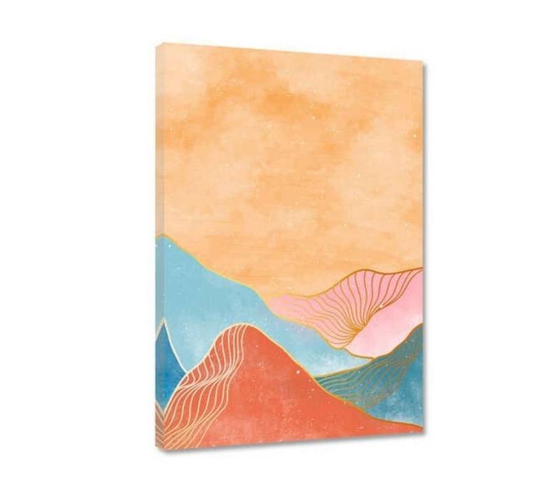 Hustling Sharks Leinwandbild Premium Wandbild als XXL Leinwandbild "Hills", in 7 unterschiedlichen Größen verfügbar von Hustling Sharks