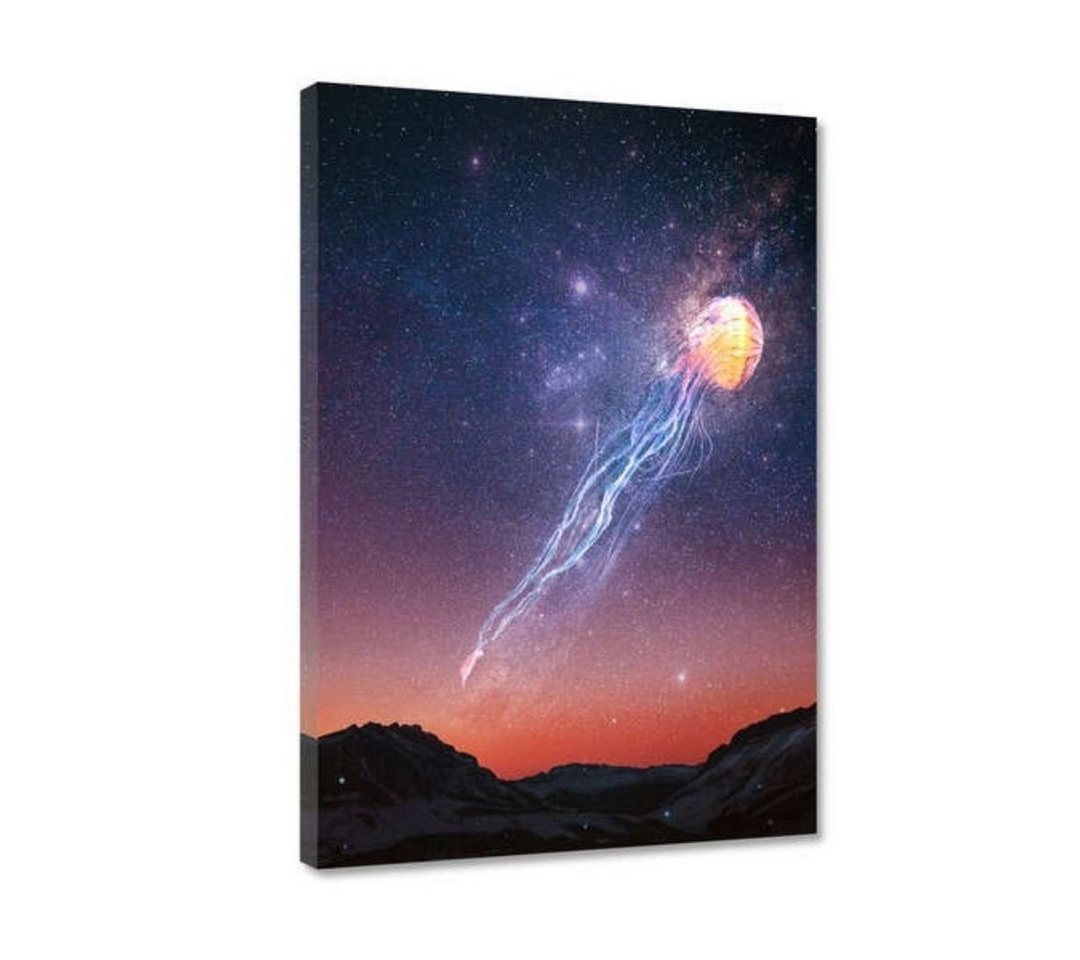 Hustling Sharks Leinwandbild Tier Wandbild als XXL Leinwandbild "Jellyfish", in 7 unterschiedlichen Größen verfügbar von Hustling Sharks