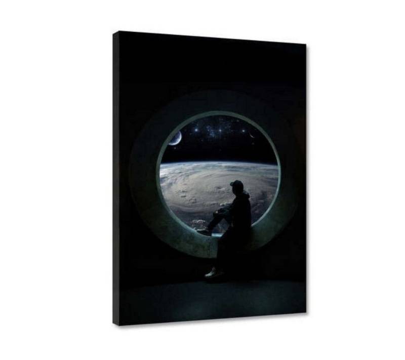 Hustling Sharks Leinwandbild Premium Kunstdruck als XXL Leinwandbild "View to Planet", in 7 unterschiedlichen Größen verfügbar von Hustling Sharks