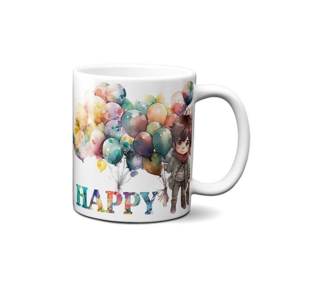 Hustling Sharks Tasse Hustling Sharks® Tasse mit Geburtstagsmotiv - Happy Birthday- Geschenk, 330 ml von Hustling Sharks