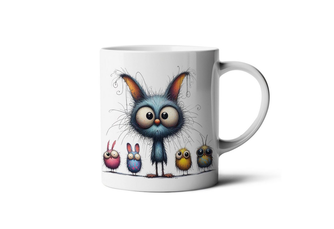 Hustling Sharks Tasse Hustling Sharks® Tasse mit Motiv - Frustriertes Gruppenfoto#39, 330 ml von Hustling Sharks