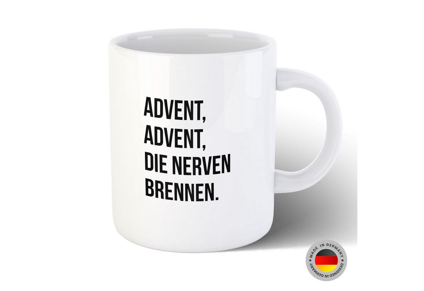Hustling Sharks Tasse Hustling Sharks® Tasse mit Spruch - Lustiger Spruch zu Weihnachten 9, 330 ml von Hustling Sharks