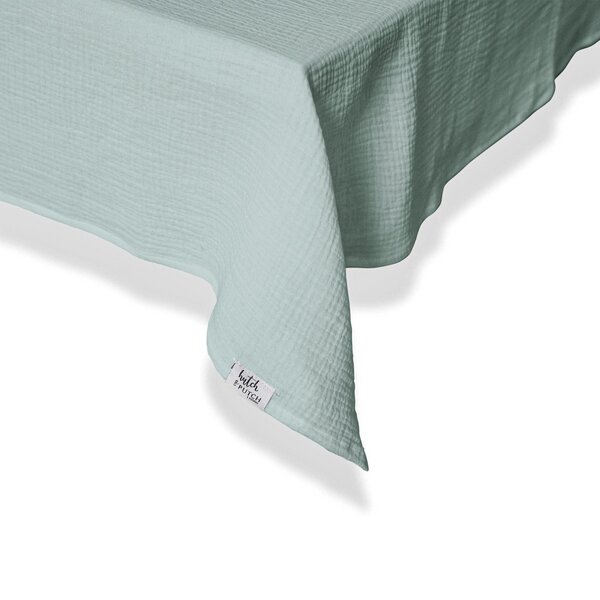 Hutch&Putch Musselin-Tischdecke "Angelina" • Aquamarine von Hutch&Putch