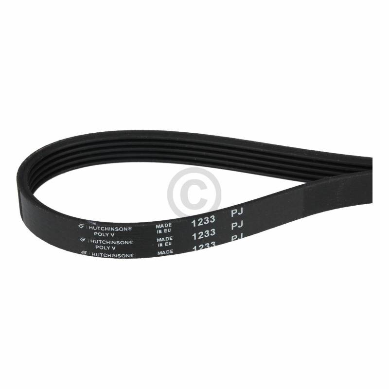 Keilrippenriemen 1233PJ5 wie Candy 92607803 für Waschmaschine (KD-1233 PJ 5) von Hutchinson