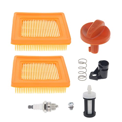 Hutdkte 4180 180 9500 Choke Knob, 4180 141 0300 Luftfilter für Stihl FS91 FS11 FS131 HT102 HT103 HT131 HT132 Trimmer 4180 180 9500 von Hutdkte