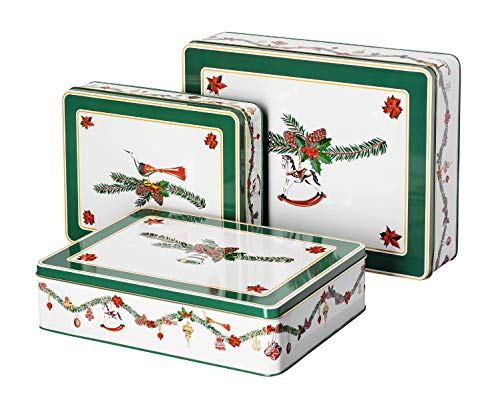 Hutschenreuther Nora Christmas Set 3 Plätzchendosen von Hutschenreuther