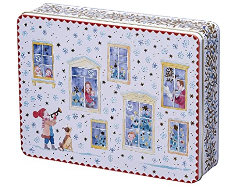 Hutschenreuther Sammelkollektion 22 Weihnachtsabend Set 3 Plätzchendosen, Mehrfarbig, 02463-727412-05583 von Hutschenreuther