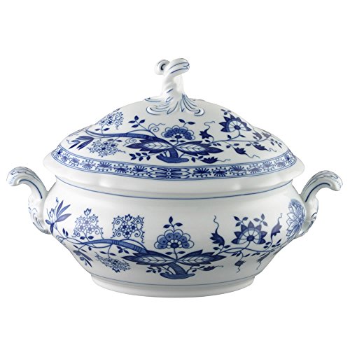 Hutschenreuther 02001-720002-11020 Zwiebelmuster Terrine, Unterteil und Deckel, 3,50 L, blau von Hutschenreuther