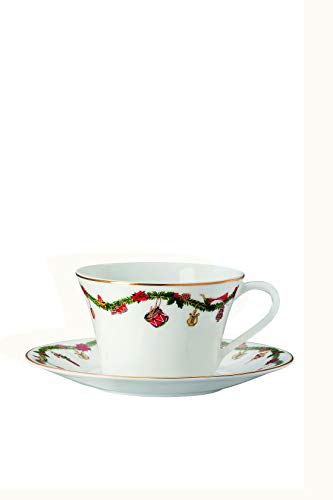 Hutschenreuther 02048-726037-14675 Nora Christmas Tee-/Cappuccinotasse 2tlg. (1 Set) von Hutschenreuther