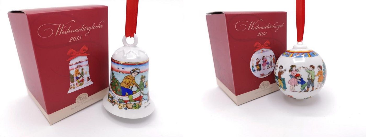 Hutschenreuther Christbaumschmuck Glocke + Kugel 2015 - 2015 - 1 Set (1-tlg) von Hutschenreuther