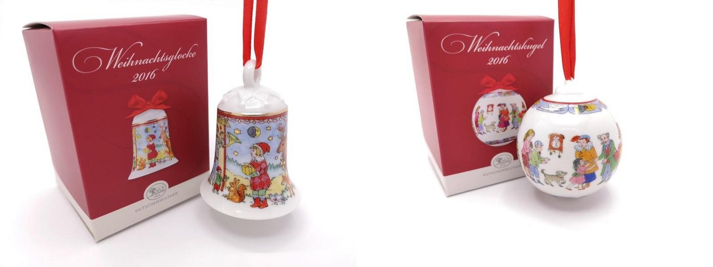 Hutschenreuther Christbaumschmuck Glocke + Kugel 2016 - 2016 - 1 Set (1-tlg) von Hutschenreuther