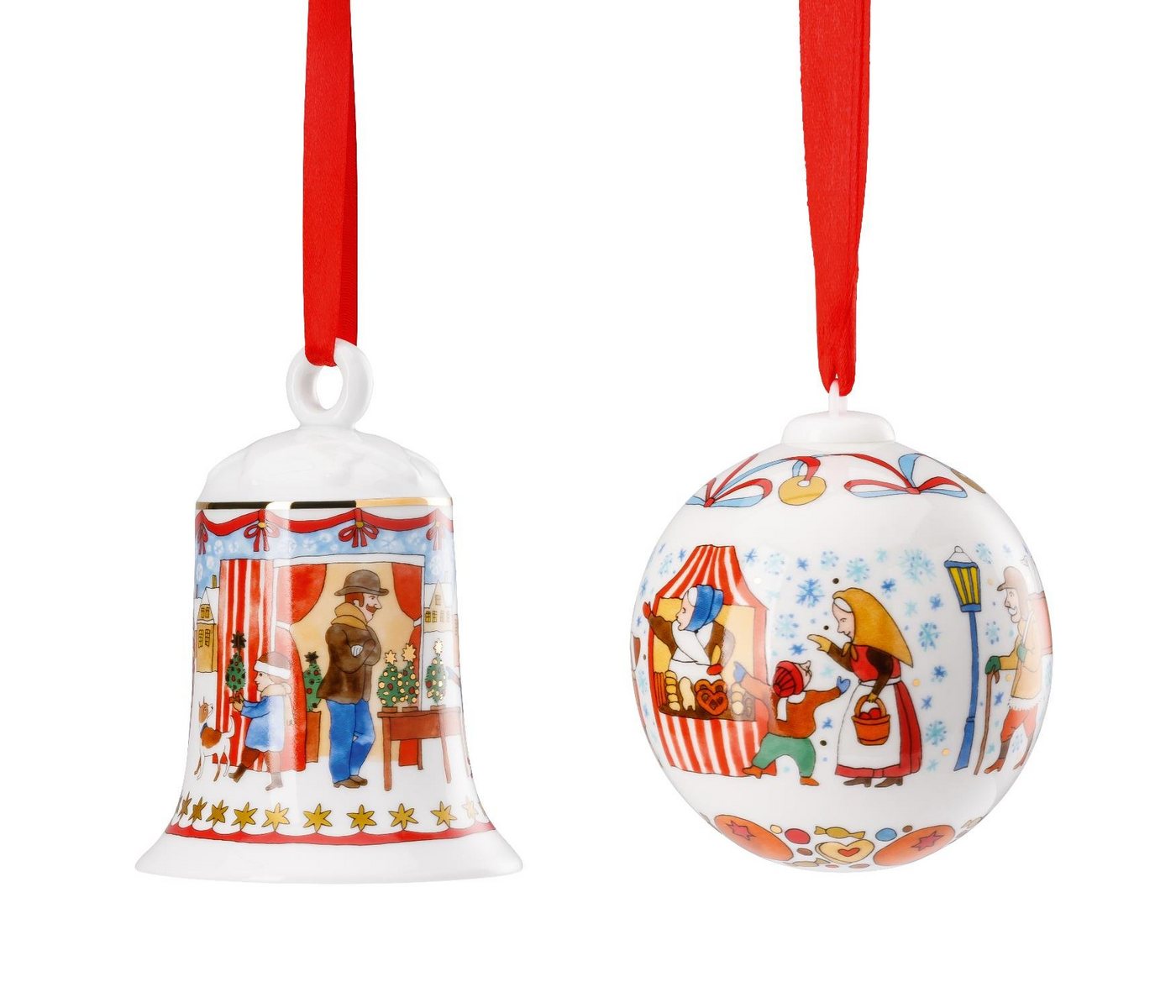 Hutschenreuther Christbaumschmuck Glocke + Kugel 2019 - 2019 - 1 Set (1-tlg) von Hutschenreuther