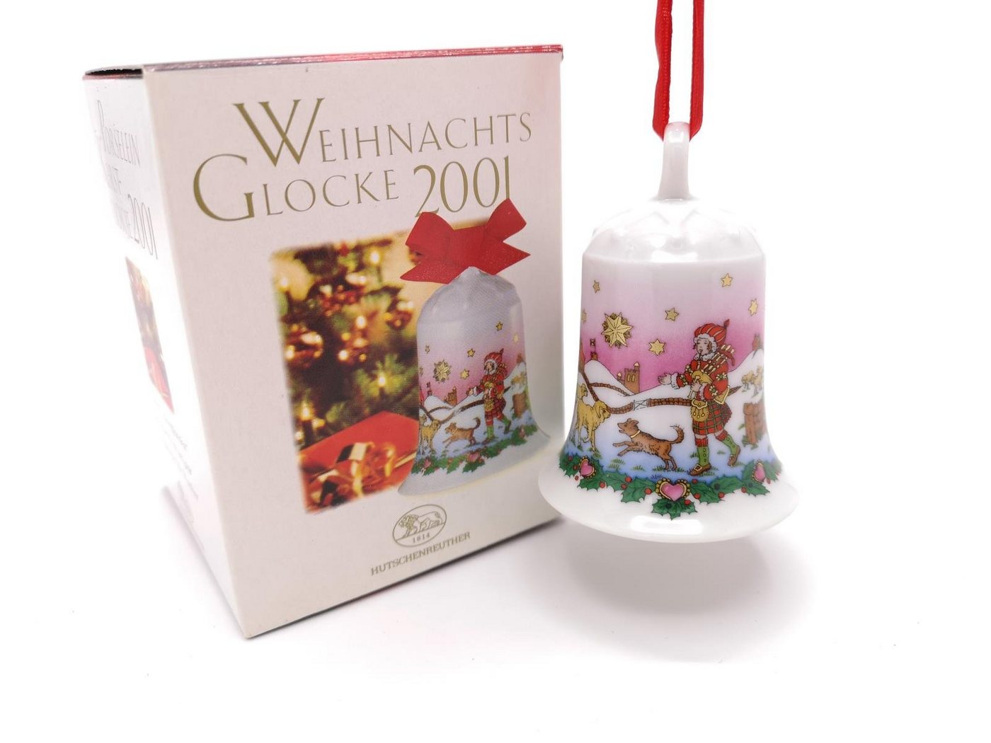 Hutschenreuther Christbaumschmuck Glocke 2001 in OVP - 2001 - 1 Stück (1-tlg) von Hutschenreuther