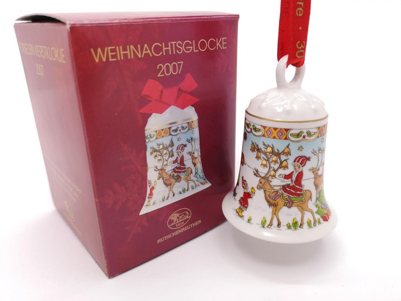 Hutschenreuther Christbaumschmuck Glocke 2007 in OVP - 2007 - 1 Stück (1-tlg) von Hutschenreuther