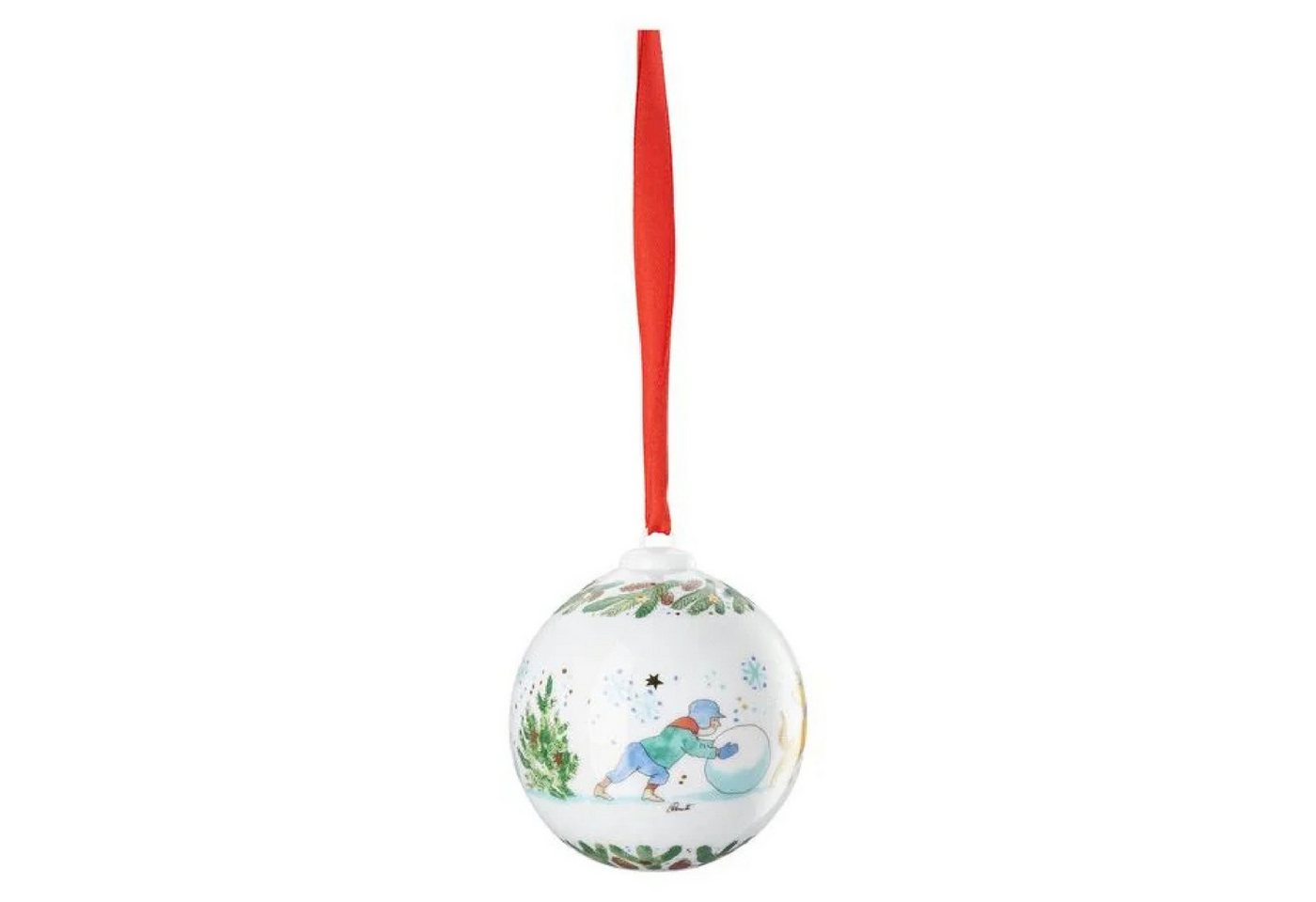 Hutschenreuther Christbaumschmuck Hutschenreuther Porzellankugel Weihnachtskugel 2025 (1-tlg) von Hutschenreuther