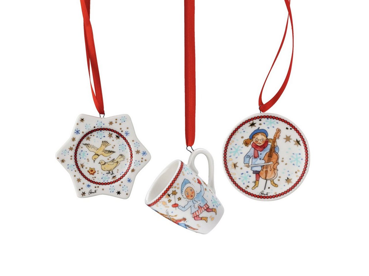 Hutschenreuther Christbaumschmuck Hutschenreuther Sammelkollektion 'Mini-Set 3-tlg. Becher' 2023 von Hutschenreuther