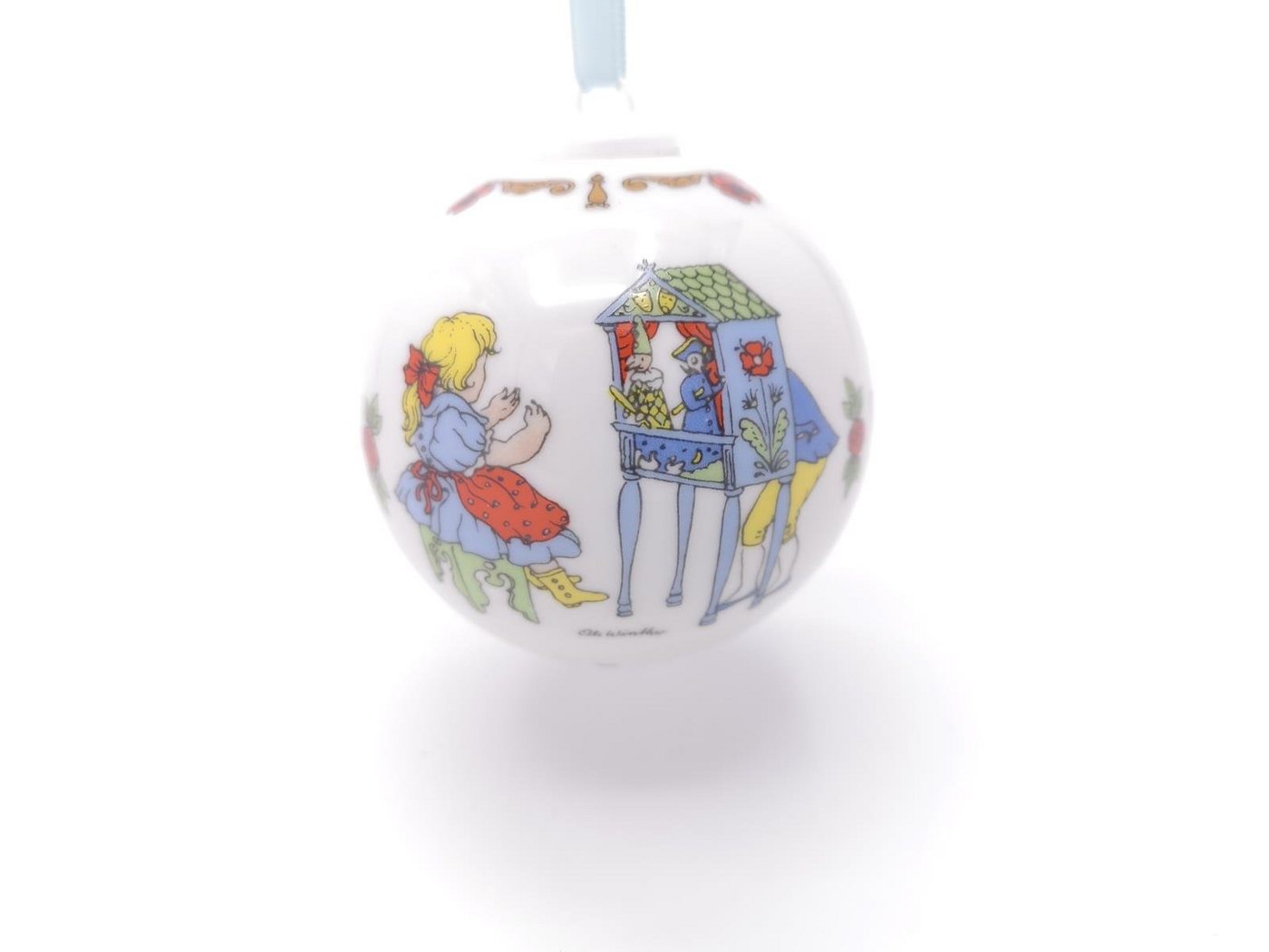 Hutschenreuther Christbaumschmuck Kugel 1987 - OHNE OVP - 1987 - 1 Stück (1-tlg) von Hutschenreuther