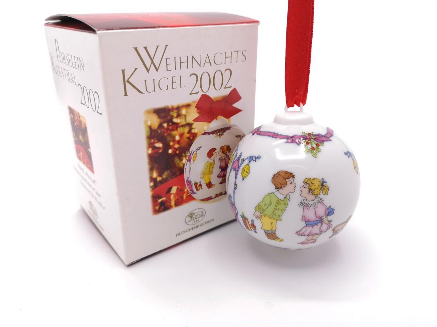 Hutschenreuther Christbaumschmuck Kugel 2002 in OVP - 2002 - 1 Stück (1-tlg) von Hutschenreuther