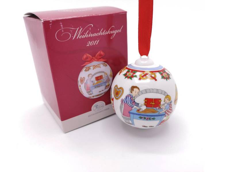 Hutschenreuther Christbaumschmuck Kugel 2011 in OVP - 2011 - 1 Stück (1-tlg) von Hutschenreuther