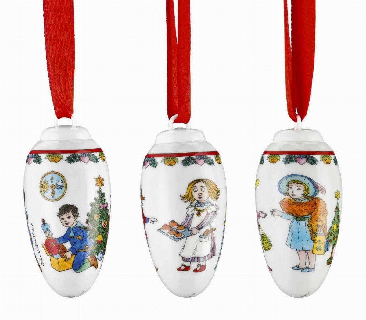 Hutschenreuther Christbaumschmuck Set 3-tlg. - Minizapfen - 2016 - 1 Set (1-tlg) von Hutschenreuther