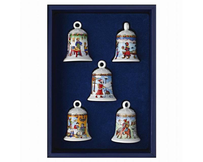 Hutschenreuther Christbaumschmuck Setzkasten - 5 Miniglocken (1-tlg) von Hutschenreuther