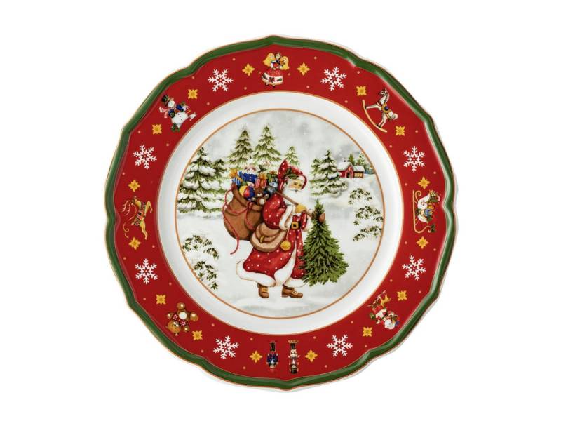 Hutschenreuther Frühstücksteller Happy Wintertime Red Teller flach 22cm, Teller Flach Hutschenreuther Frühstücksteller Happy Wintertime Red Teller flach 22cm, Teller Flach von Hutschenreuther