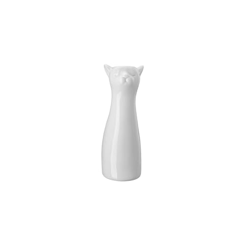 Hutschenreuther Katzen-Vase Weiss Vase 14cm, Porzellan, weiß von Hutschenreuther