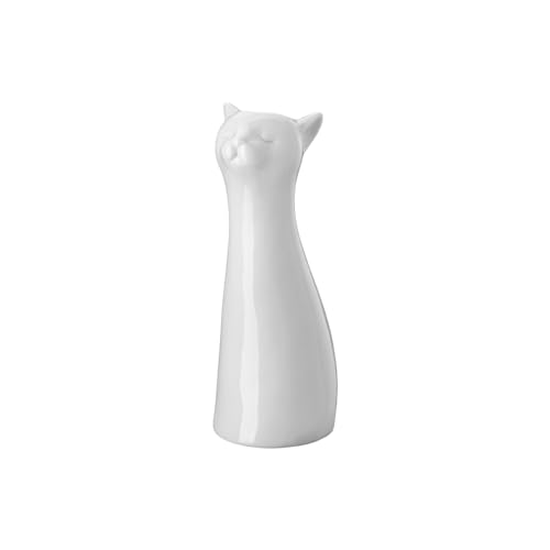 Hutschenreuther Katzen-Vase Weiss Vase 20cm, Porzellan, Multicolor von Hutschenreuther