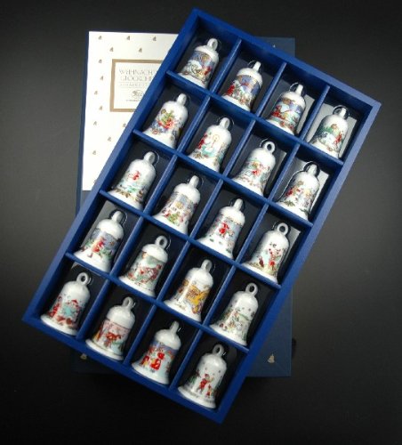 Hutschenreuther Mini-Glocken-Set 1979-1997 * Rarität, Weihnachtsglocke, Porzellanglocke, Baumanhänger, Baumschmuck, Weihnachten von Hutschenreuther