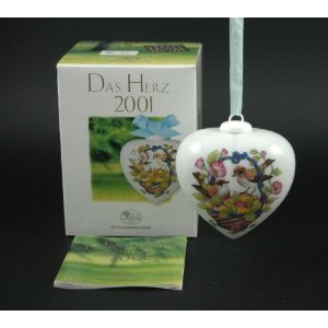 Hutschenreuther Porzellan Herz 2003 von Hutschenreuther