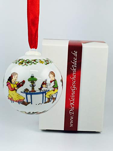 Hutschenreuther Porzellan Weihnachtskugel 2003 OHNE Originalverpackung von Hutschenreuther