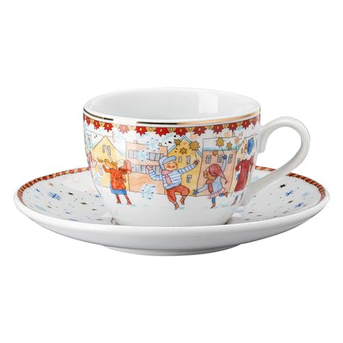 Hutschenreuther Sammelkollektion 23 Weihnachtsklänge Cappuccinota. 2-tlg. von Hutschenreuther