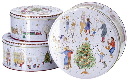Hutschenreuther Sammelkollektion 23 Weihnachtsklänge Set 3 Plätzchendosen von Hutschenreuther
