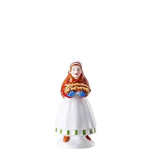 Figuren Weihnachtsbäckerei Marktfrau von Hutschenreuther