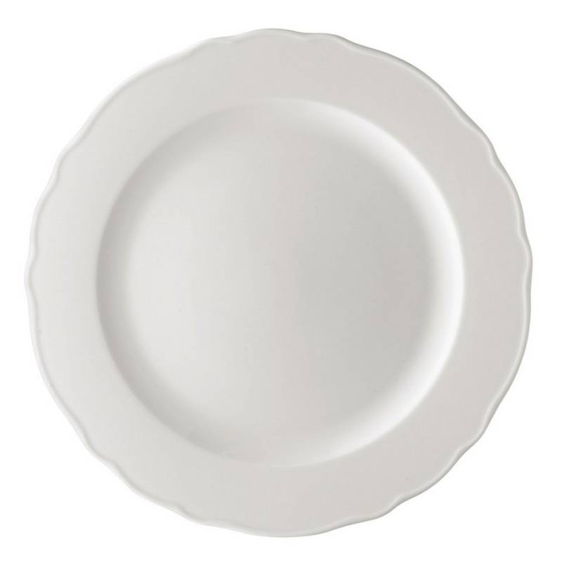 Hutschenreuther Speiseteller Maria Theresia Weiss Platzteller 31 cm Fahne, Teller Flach von Hutschenreuther