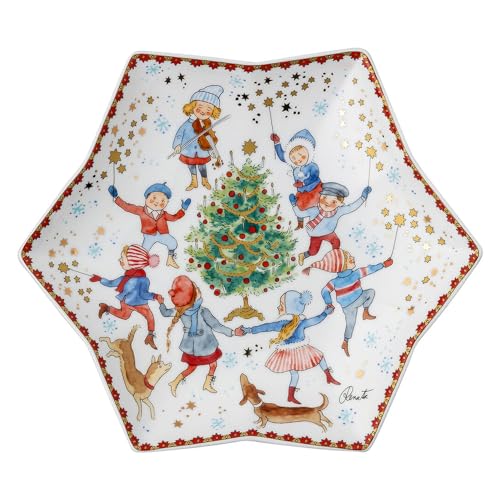 Hutschenreuther Sammelkollektion 23 Weihnachtsklänge Sternschale 24 cm von Hutschenreuther