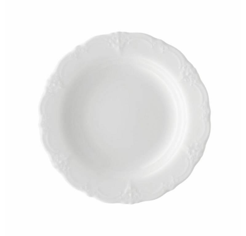 Hutschenreuther Suppenteller Baronesse Estelle Weiß, 24 cm von Hutschenreuther