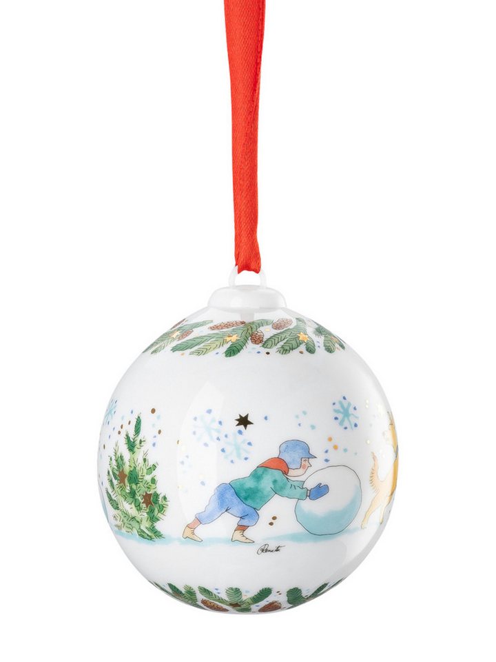 Hutschenreuther Weihnachtsbaumkugel Porzellankugel Weihnachtskugel 2025 von Hutschenreuther