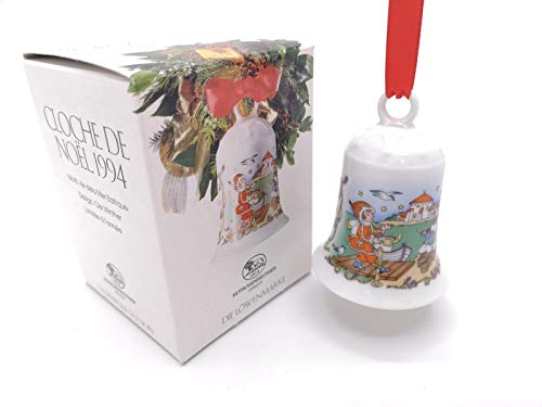 Hutschenreuther Weihnachtsglocke 1994 Ostseeinsel, mit Originalverpackung, Porzellanglocke Weihnachten Baumschmuck Glocke Design von Ole Winther / Porcelain bell / Campanella porcellana von Hutschenreuther