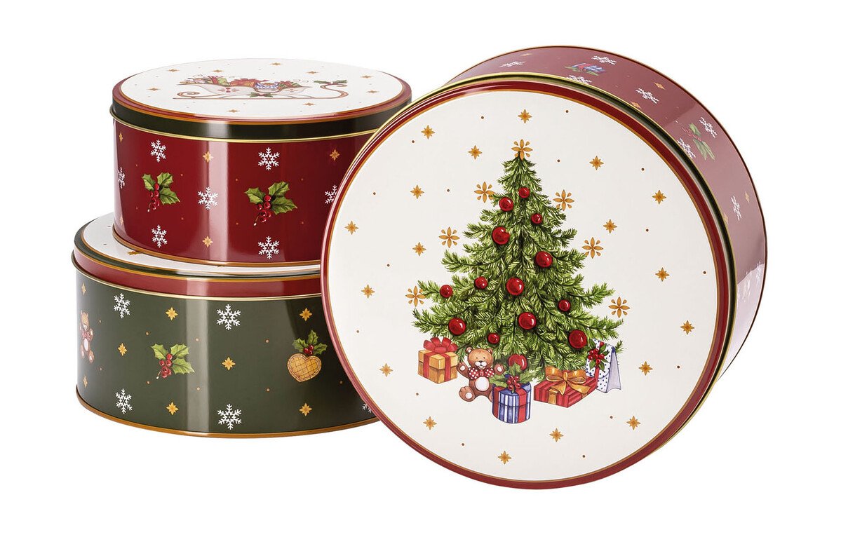 Plätzchendosen 3er-Set Happy Wintertime Plätzchendosen 3er-Set Happy Wintertime von Hutschenreuther