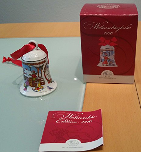Porzellan Glocke IM ZIMMERWALD WEIHNACHTSGLOCKE 2010 Aktion Hutschenreuther von Hutschenreuther
