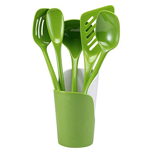 Hutzler 3106-5GR Utensilien und Geschirrset, BPA-freies Melamin, Grün von Hutzler