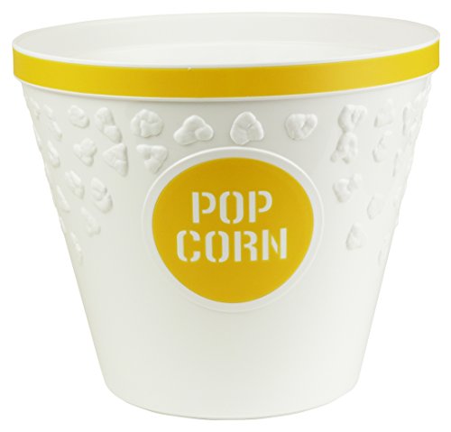 Hutzler 388YL Bucket Popcorn-Schüssel, Kunststoff, gelb von Hutzler