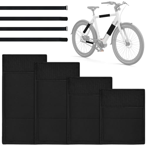 Huucozn 4er Set Fahrrad Rahmenschutz Transport fahrrad Transportschutz Heckträger mit 3 Fahrradträger Gurte Rahmenschutzfolie Fahrrad Neopren Klett Bike Schutzfolie Zubehör für Ebike Fahrradträger Huucozn 4er Set Fahrrad Rahmenschutz Transport fahrrad Transportschutz Heckträger mit 3 Fahrradträger Gurte Rahmenschutzfolie Fahrrad Neopren Klett Bike Schutzfolie Zubehör für Ebike Fahrradträger von Huucozn