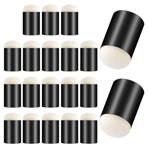 Huudngeje 20 Stück Fingerschwamm-Daubers, Fingermalschwamm, Bastel- und Zeichenschwamm-Dauber-Set, Fingerschwamm-Daubers von Huudngeje