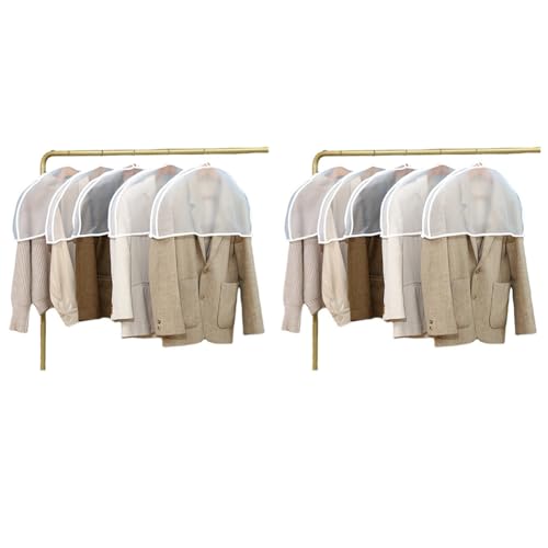 Huudngeje Kleidung-Abdeckungs-Set-Kit zu Hause PEVA Transparente Hängende Tasche Mantel Staubbedeckte Ärmel Kleidung Halb-Körper-Staubabdeckungs-Set von Huudngeje